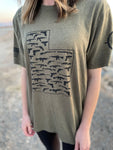 Utah Gun Outline T-Shirt - Gun Nuts of Utah